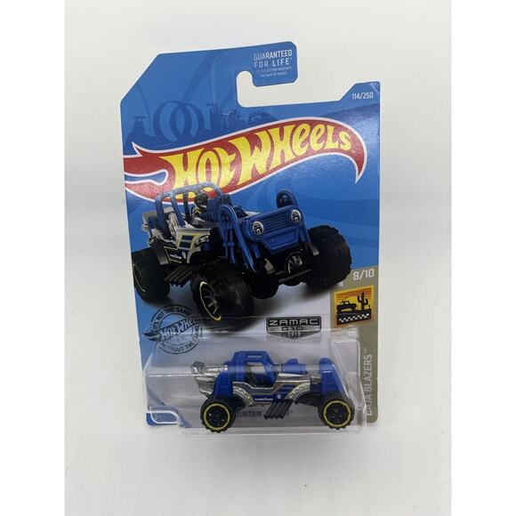 1 2019 Hot Wheels HW Baja Blazers Silver Mountain Mauler Zamac - Picture 1 of 4